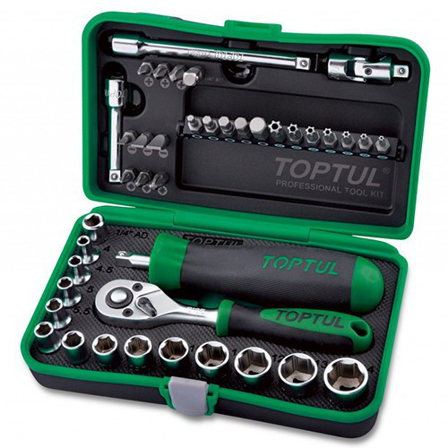 Професійний набір інструменту TOPTUL 1/4" 41ед. GADW4101 Чернігів - фото 1