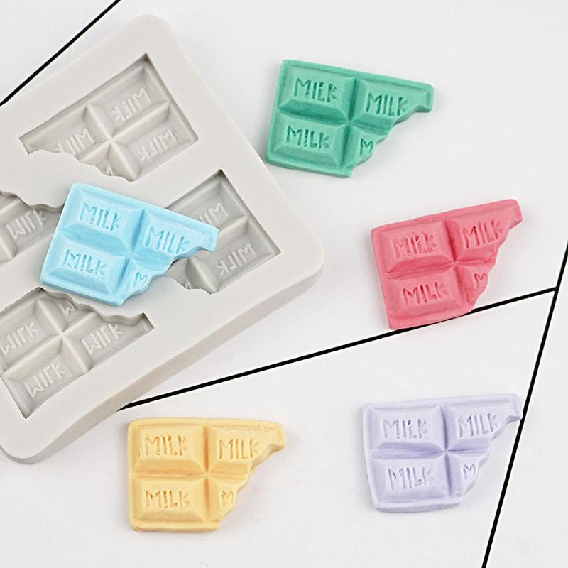 Молд силиконовый Шоколад 6 на 7 см серый Киев - изображение 4