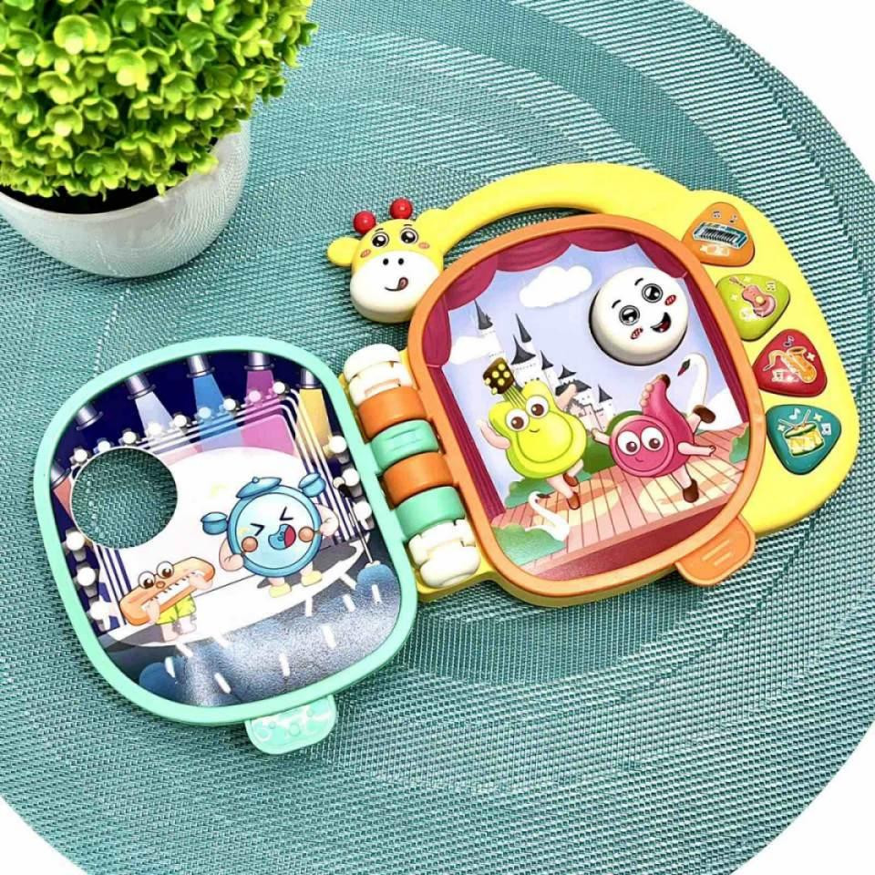 Книжка інтерактивна Музичний жираф світлові та звукові ефекти Жовта (855-154A) Чернігів - фото 9