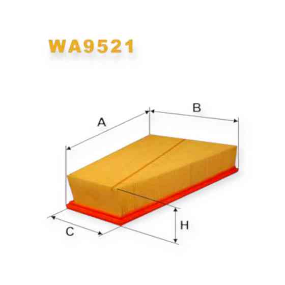 Фільтр повітряний автомобіль Ford Galaxy II, Mondeo IV (2007-) Мукачево