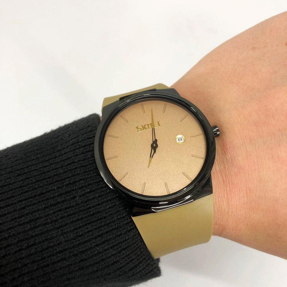 Красивые мужские часы наручные кварцевые SKMEI, Стильные статусные наручные часы стрелочные UQ-91 Львов - изображение 11