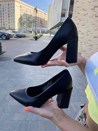 Nivelle Туфлі жіночі NIVELLE чорні натуральна шкіра каблук 8 см 36р. (1845/82-8066) Коломия