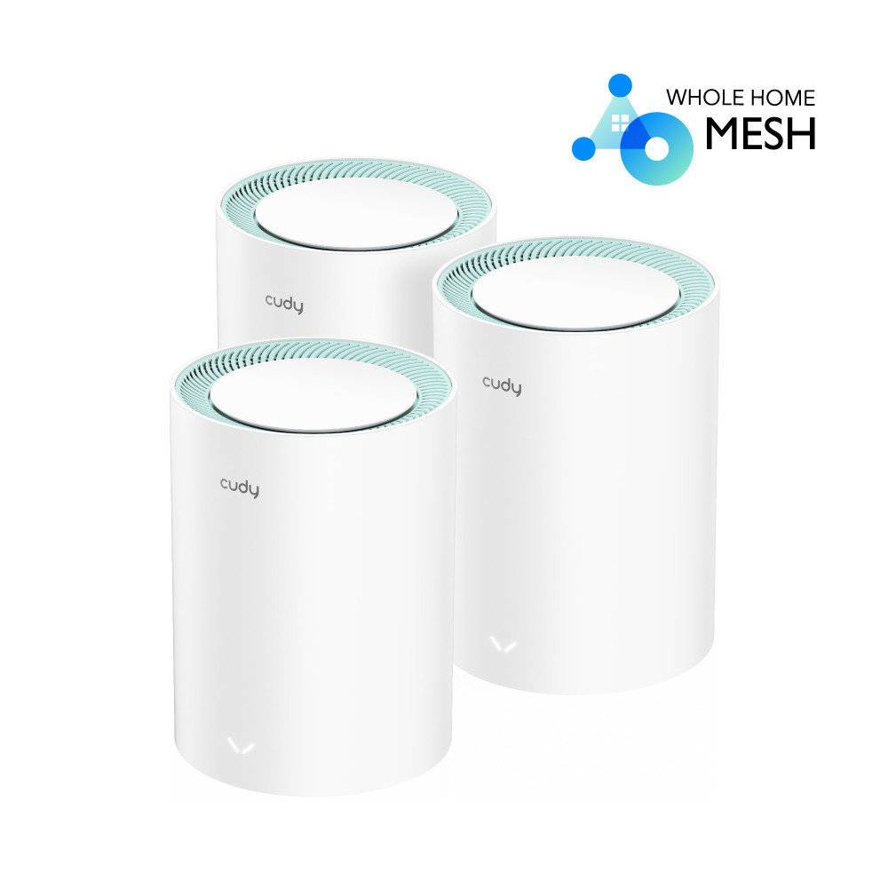 Маршрутизатор WiFi Mesh-система WiFi 5 Cudy M1300 (3-Pack) двухдиапазонный гигабитный Винница - изображение 3
