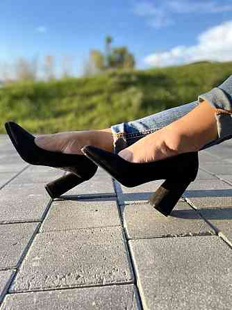 Kamengsi Туфлі жіночі Kamengsi чорні еко-замша каблук 9см 36р.37р.38р. (4733) Коломия