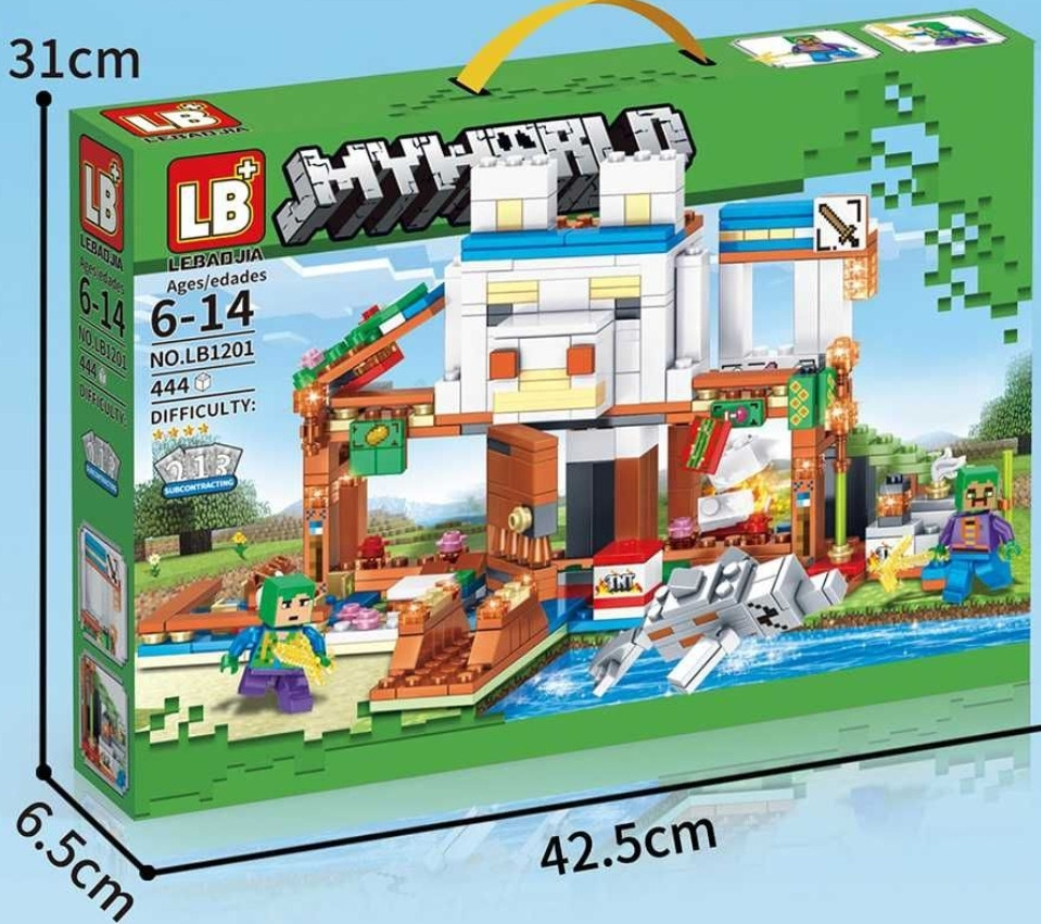 Лего Майнкрафт Храм Лами, 444 деталі. MINECRAFT. Київ - фото 1