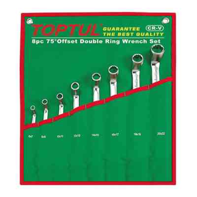 Ключ Toptul накидний 6-22мм (кут 75 °) 8шт. (GAAA0810) Вінниця