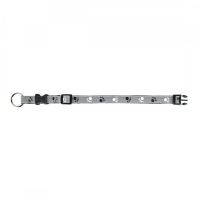Ошейник для животных Trixie Silver Reflect светоотражающий XS-S: 22-35 см/15 мм серый (4011905122212) Винница - изображение 1