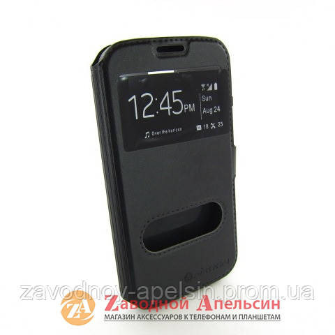 Чехол книжка Samsung I9500 I9505 S4 Smart Case black Одесса - изображение 1