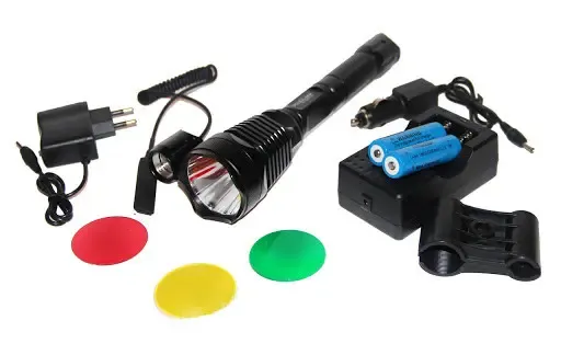 Светодиодный фонарь BL-2800-T6 50000W, тактический фонарь, фонарь с кнопкой Коломыя