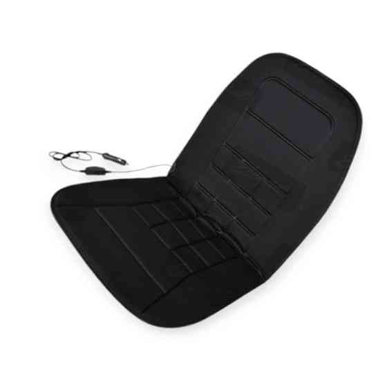 Накидка подогревом сиденья+спинка низкая черная 12в, 45вт 95x45см с Мукачево