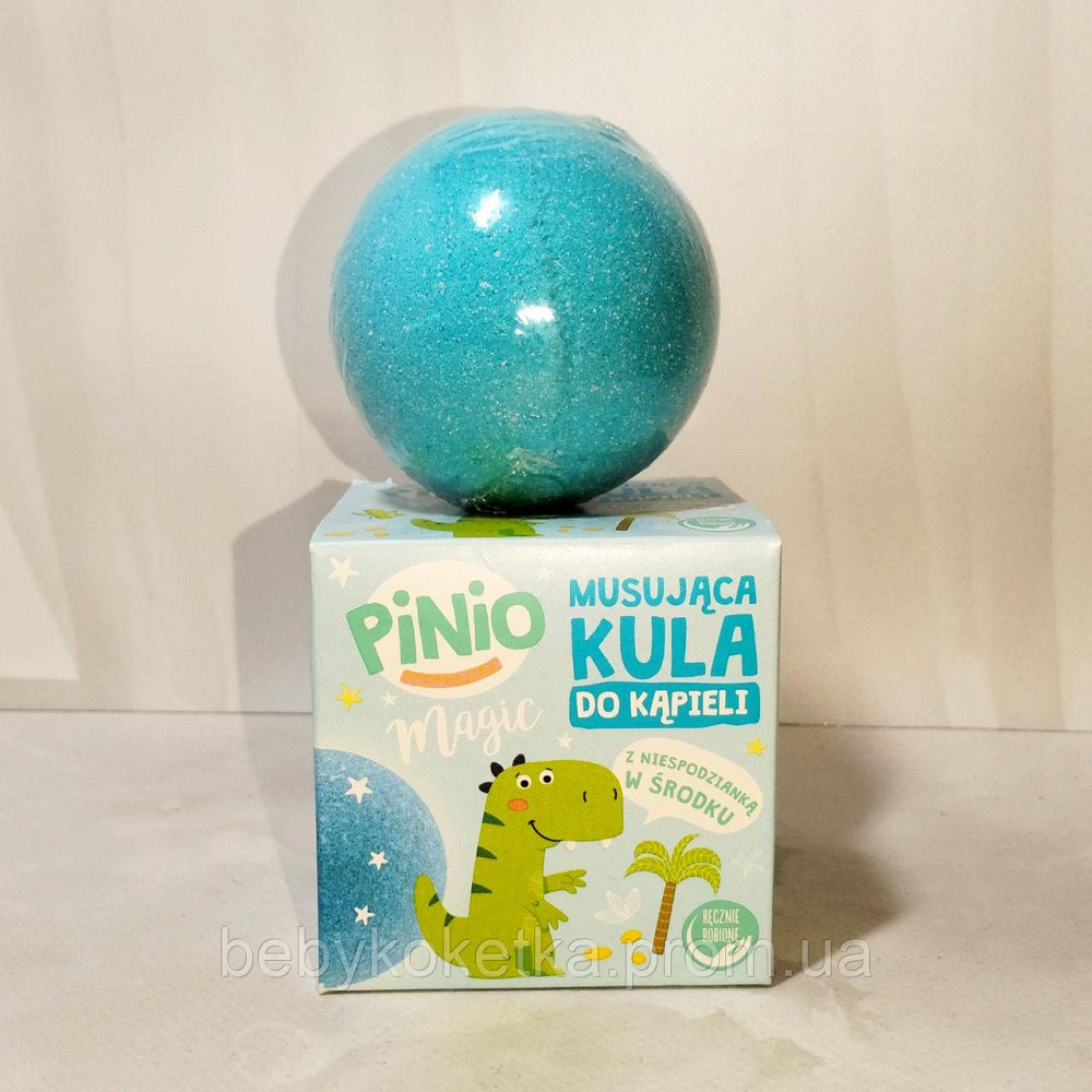 Дитяча бомбочка для ванни з іграшкою Pinio 150г. Львів - фото 1
