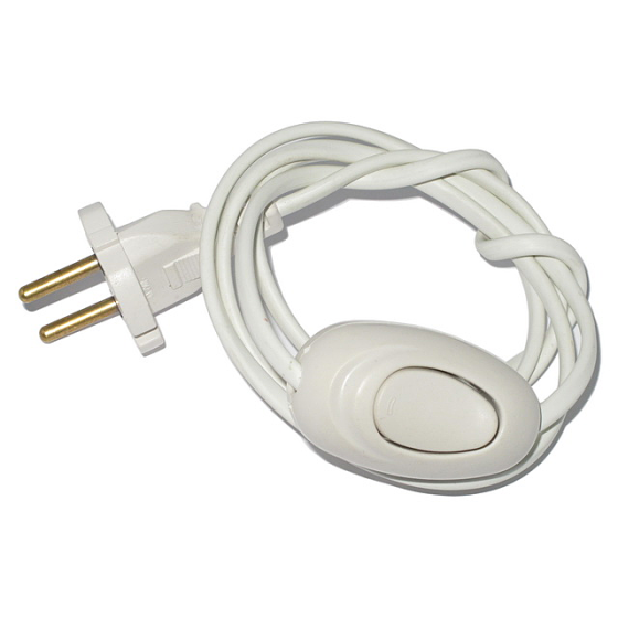 Шнур для бра и торшеров с переключателем 4А 1,7м Харьков