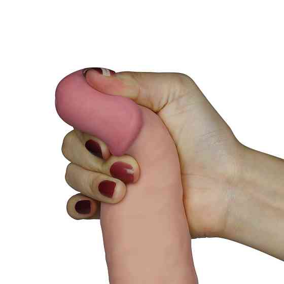 Вібратор на присосці 8.8 THE ULTRA SOFT DUDE VIBRATING Sex Aura Київ