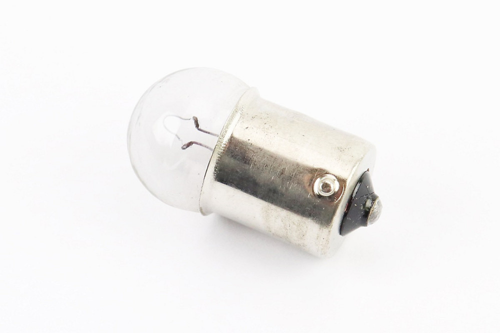 Лампа повороту (біла з цоколем) 12V / 5W G18 BA15s Київ - фото 1