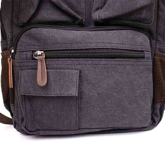 Рюкзак текстильный дорожный унисекс Графит (Vintage) Киев