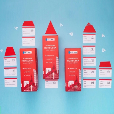 Навчальний набір English Student Картки для розмовної польської мови, українська (39122656) Вінниця - фото 5
