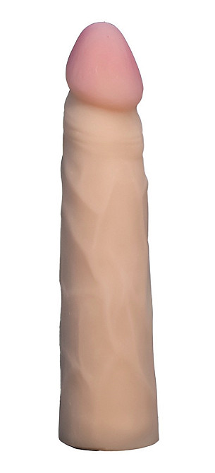 Насадка для страпона тілесна EGZO CIBERSKIN NSTR10 ( 18 см х 4 см ) Sex Aura Київ - фото 4