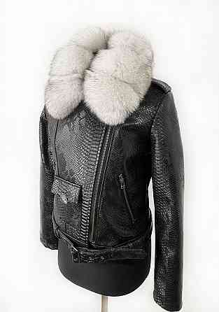 Косуха куртка жіноча з хутром песця Чорнийр 42 Харків