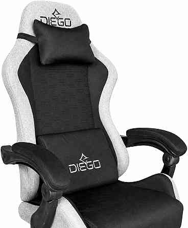Кресло геймерское DIEGO Fabric X Black Киев