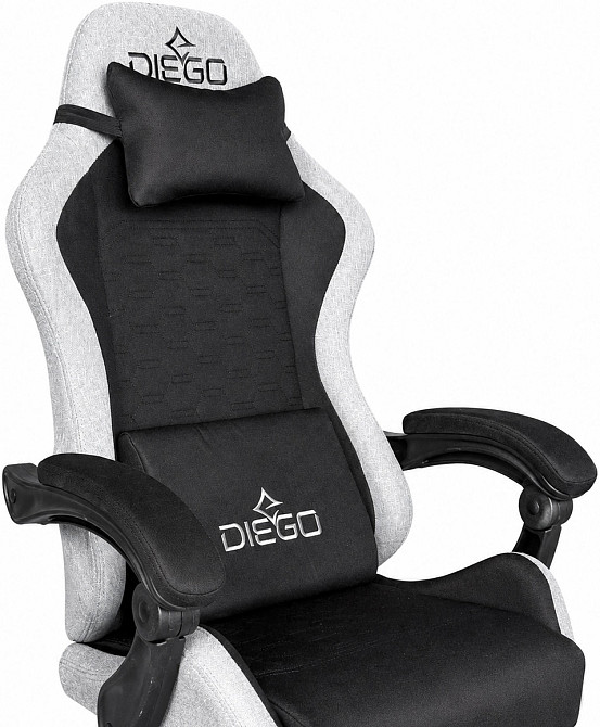Кресло геймерское DIEGO Fabric X Black Киев - изображение 4