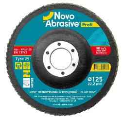 Диск пелюстковий торцевий d125мм T29 P40 5 шт/уп Profi NovoAbrasive Житомир