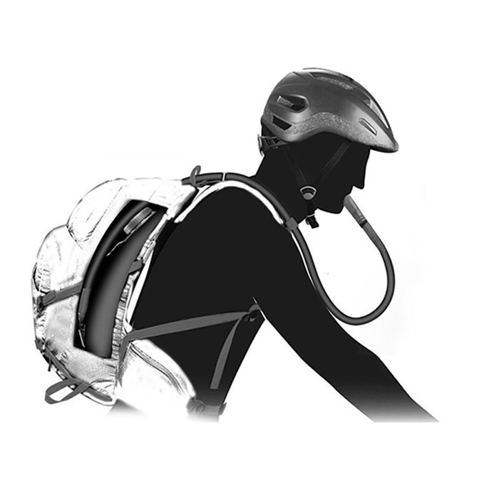 Мультиспортивний рюкзак 5 л із гідратором 2 л Feel Fit Чорно-червоний Бровари - фото 4