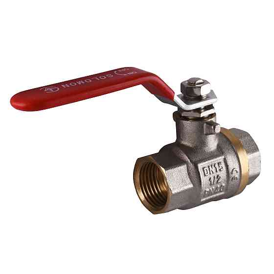 Кран кульовий прямий SOLOMON 1/2″ ВВ КР PN40 B1001 Луцк