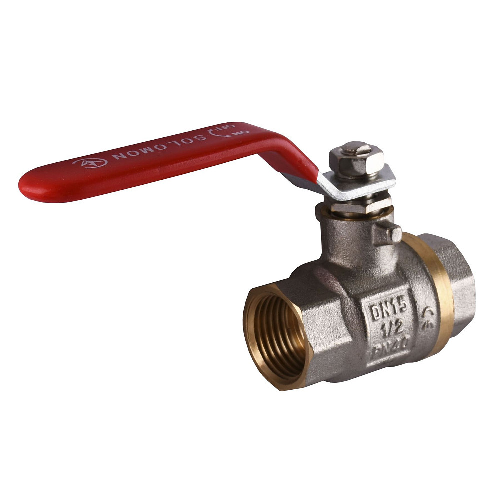 Кран кульовий прямий SOLOMON 1/2″ ВВ КР PN40 B1001 Луцк - изображение 1