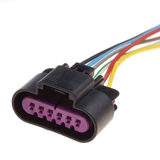 Разьем коннектор с проводом, 6-кон., Педаль Акселератора Дроссельной Заслонки,  15326829, 15397577, Buick, Cadillac, Chevrolet, Киев