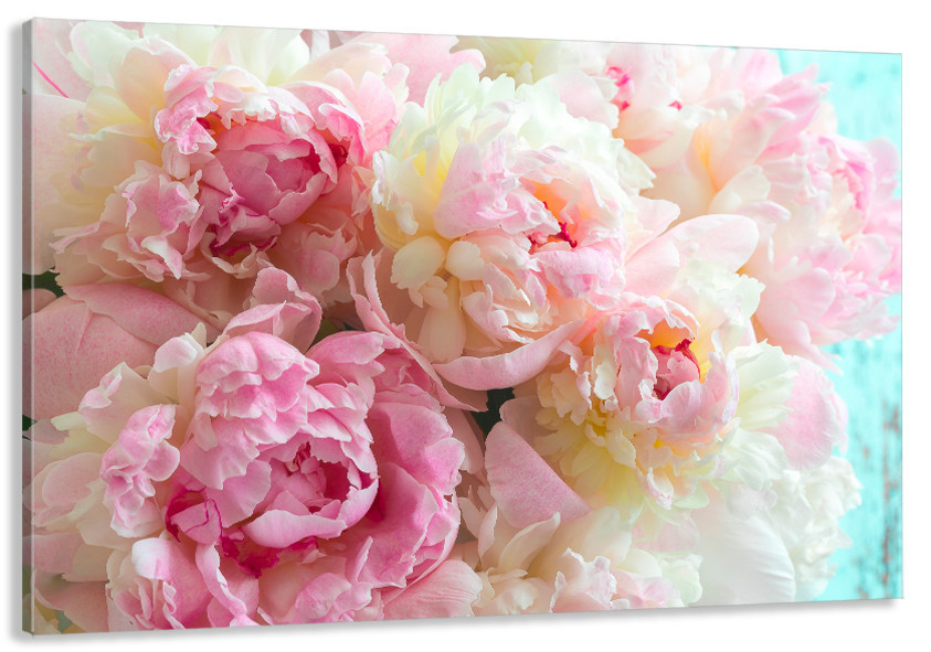 Картина холст у вітальню / спальню Півонії    MLP_114  ( 60х30см ) 80х160см Київ - фото 1