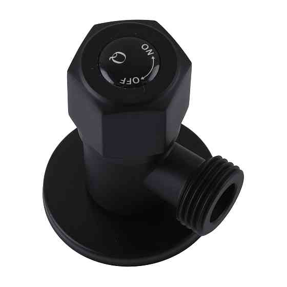 Кран кульовий кутовий Professional 1/2″X1/2″ NV-QP888 BLACK Луцк