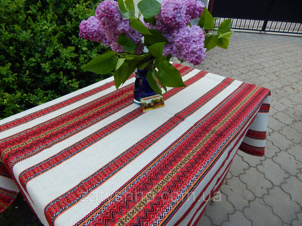 Скатерть красная в колыбу Киев - изображение 3