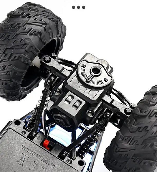 Дитяча іграшкова машинка Джип Баггі на пульті і акумуляторі зі світлом синій Київ - фото 7