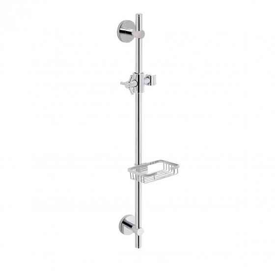 Штанга для душу Qtap 003 з мильницею, хром Київ