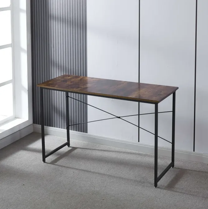 Стол письменный компьютерный металлический лофт 100 см Bonro BN-001 (42400173) Киев - изображение 5