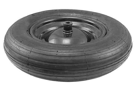 MASTERTOOL Колесо пневматичне з камерою MASTERTOOL PN 3.5х8 Ø 37 см металевий диск підшипник 79 Коломия