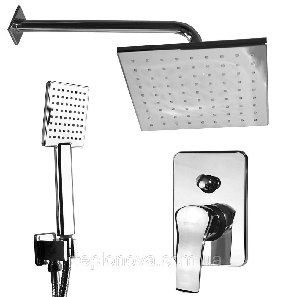 Змішувач для душу Globus Lux QUEENSLAND GLQU-0205S Чернівці - фото 1
