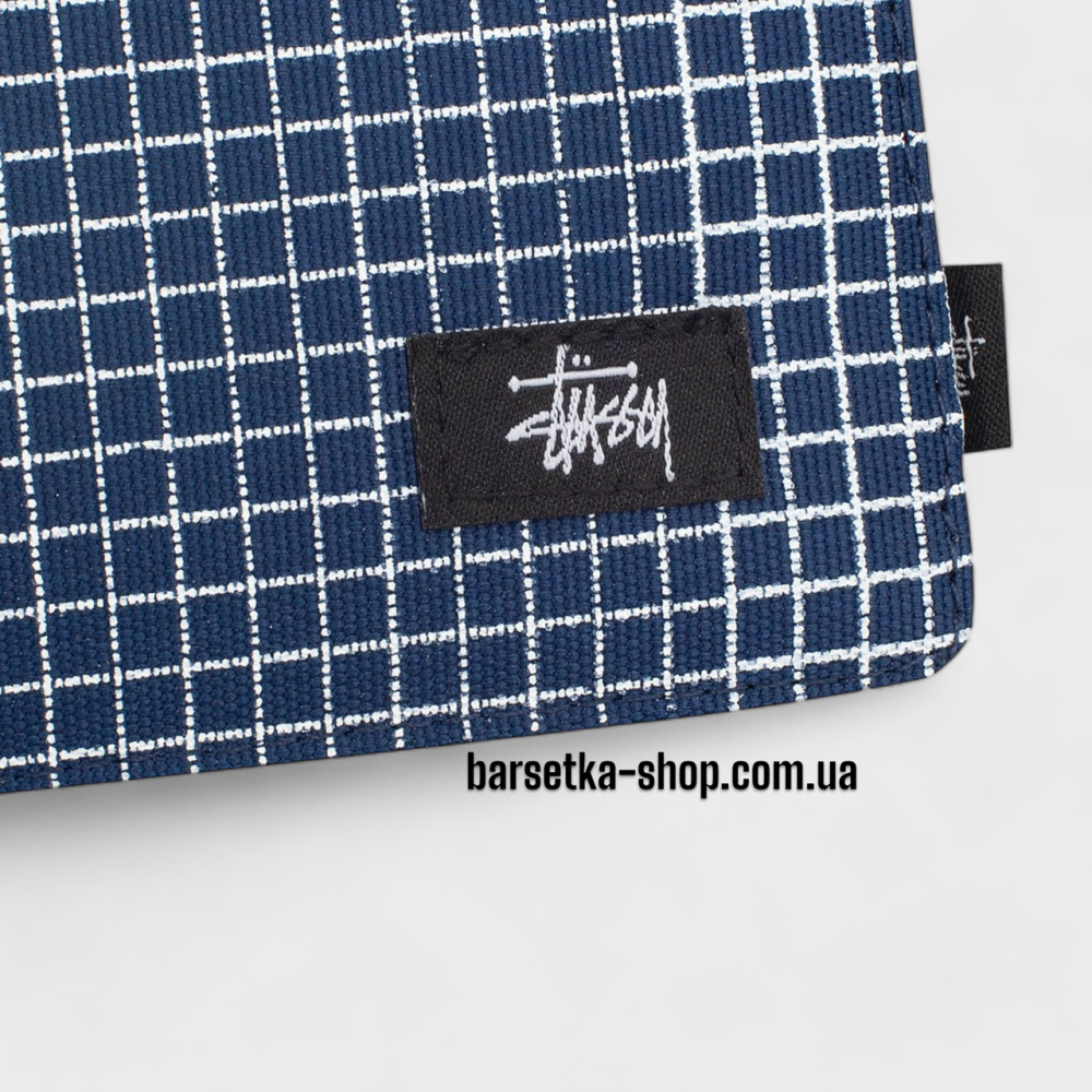 Гаманець Stussy 11x9 синій/білий (у коробці) Київ - фото 3