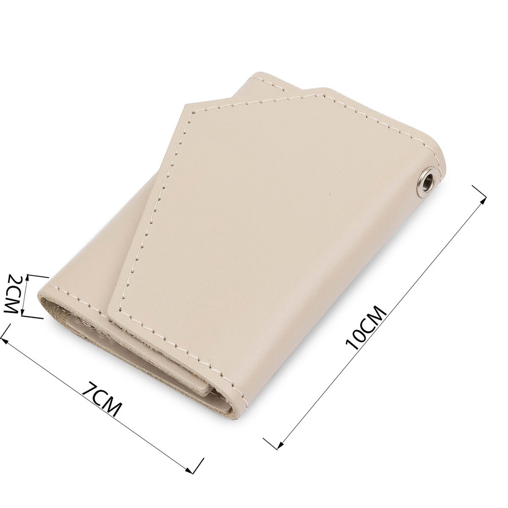 Небольшая кожаная ключница GRANDE PELLE 11523 Бежевый Киев - изображение 3