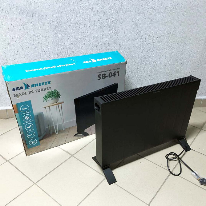 Мощный конвектор для дома SeaBreeze SB-041 2000 Вт, Тонкий электрический конвектор VO-35 Львов - изображение 3