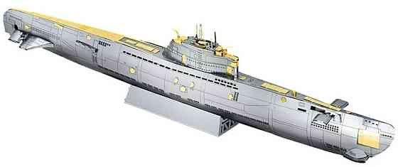 Конструктор металлический 3D пазл корабль субмарина U156 Metal Puzzle. Харьков