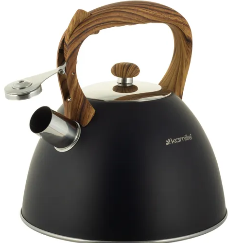 Чайник 3л нержавіюча сталь зі свистком з ручкою 