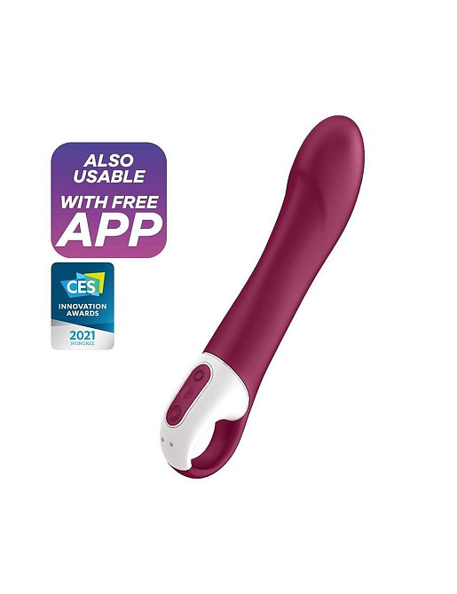 Смарт вібратор точки G Satisfyer Big Heat з функцією підігріву Sex Aura Київ - фото 1