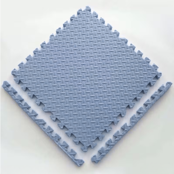 Коврик-пазл напольный, термоковрик,без покрытия,Eva-пены 10 пазлов 60*60 см,площадь покрытия 3,6м²,толщина 1 см, цвет синій Каменец-Подольский