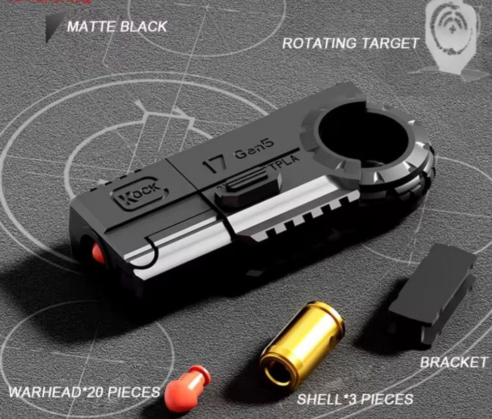 Металевий стріляльний дитячий кільцевий пістолет-антистрес. Харків - фото 7