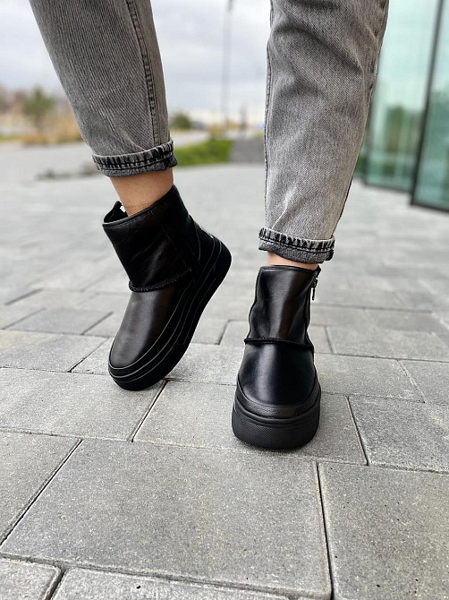 Marko Угги жіночі DE MARKO чорні натуральна шкіра зима 38р.39р. (4850) Коломия - фото 2