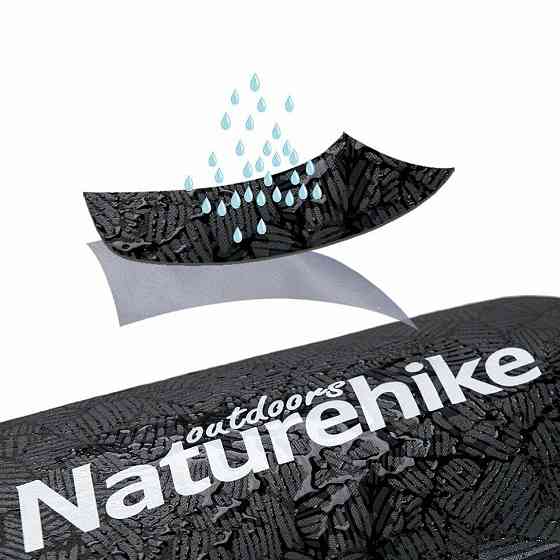 Сумка спортивна Naturehike NH19SN002, Розмір L, чорний Київ