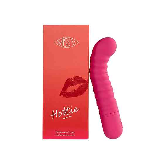Вибратор для точки G рельефный Hottie Miss V, розовый Sex Aura Киев