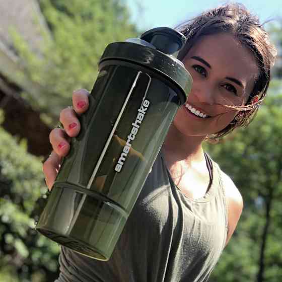 Шейкер спортивный для воды и спортивного питания SmartShake Original2GO 600ml Army Green Киев