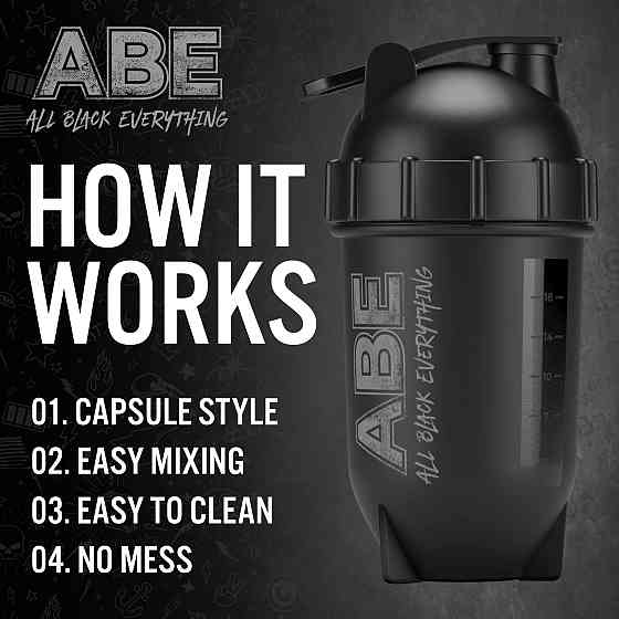 Шейкер Applied Nutrition ABE Bullet Shaker 500 ml (Black) Луцьк